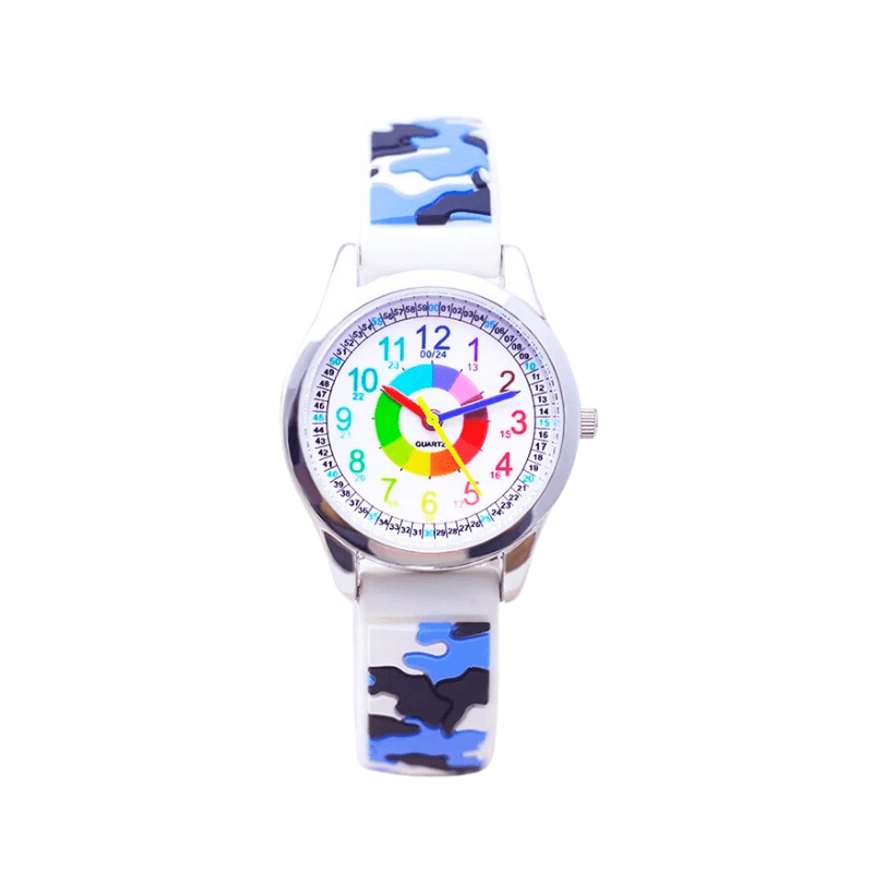 Montessori learning watch - Learn the time in color