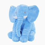 peluche géante en éléphant bleu