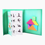 Tangram Magnétique Montessori En Bois - Royaume Montessori - Jouets Educatifs Montessori