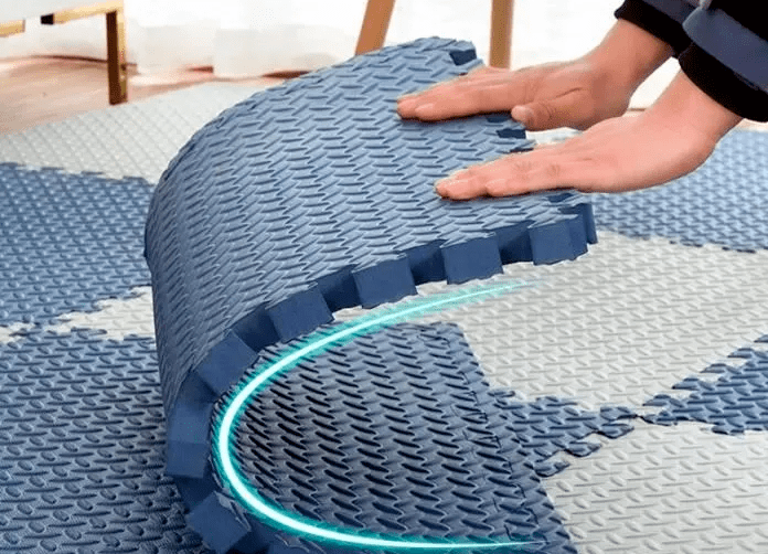 Tapis d'éveil facile à installer